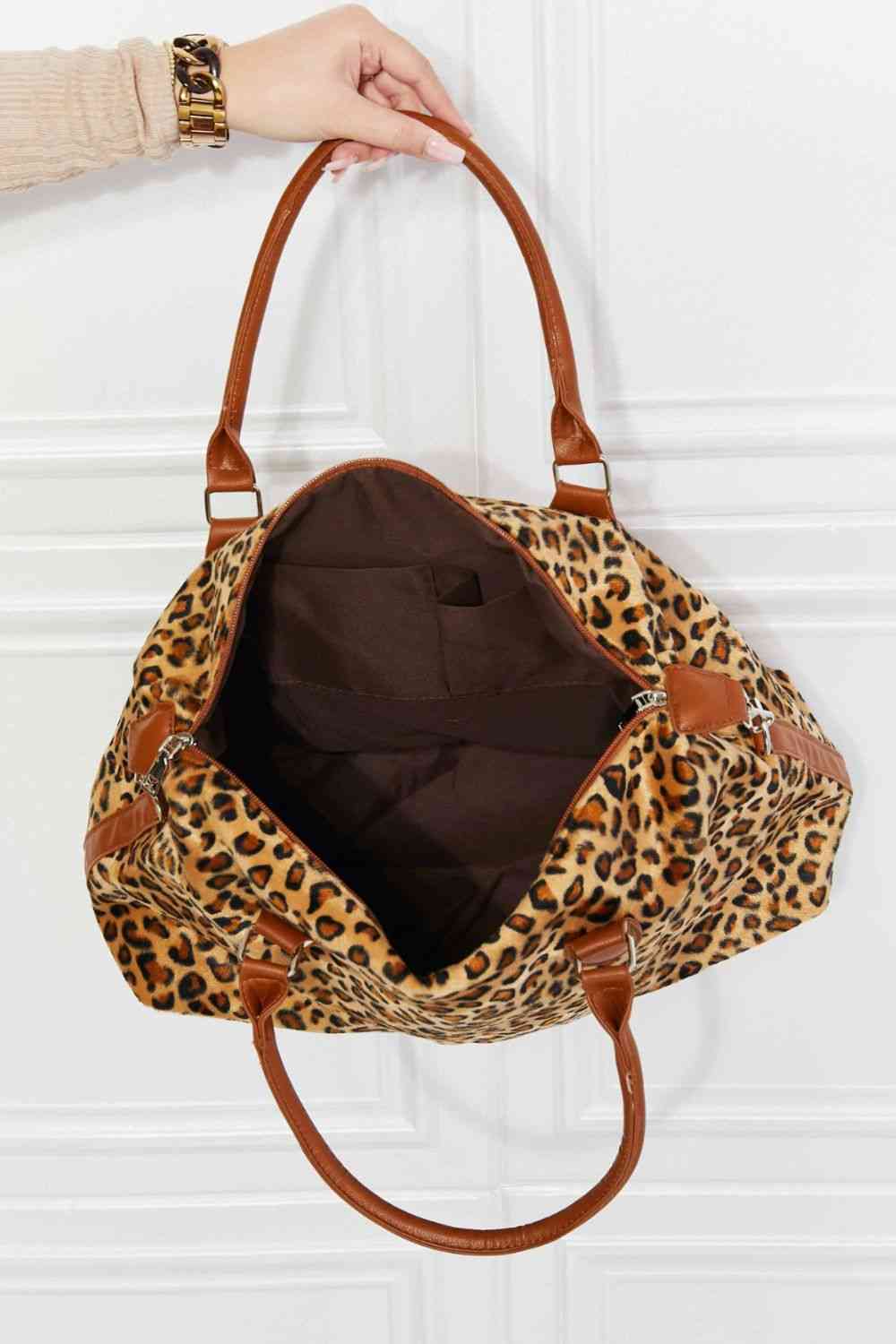 Animal Print Brushed Tote Bag