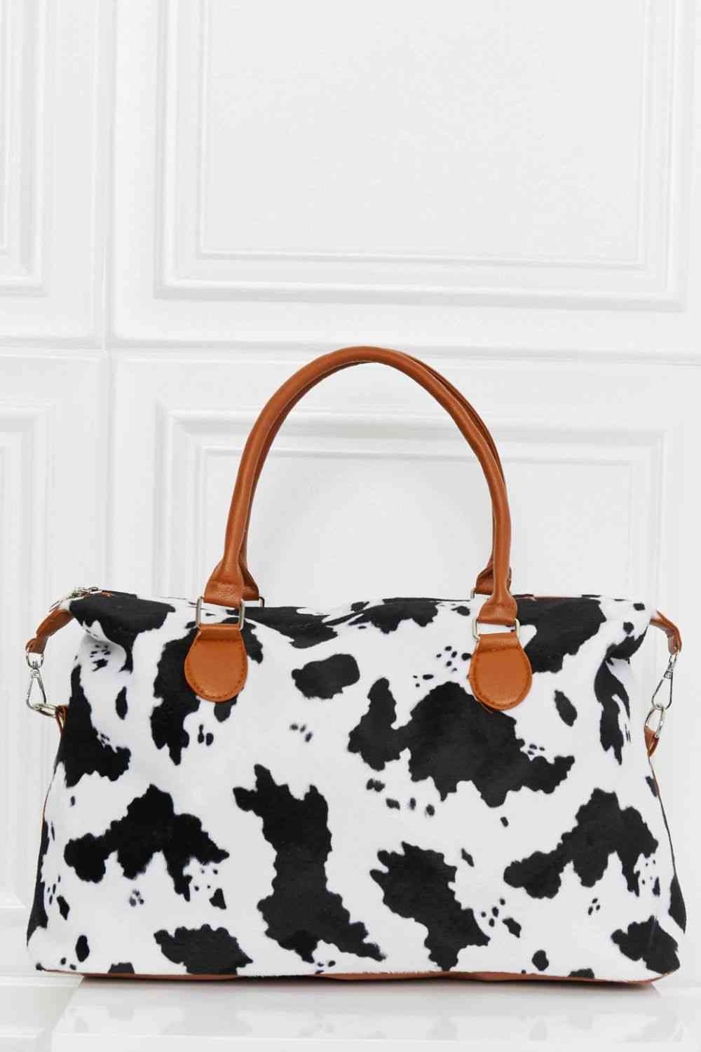 Animal Print Brushed Tote Bag